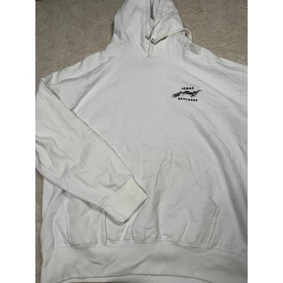 Jonas Brothers Women's White Hoodie Pullover Sweater  NWOT‎ - Picture 3 of 10